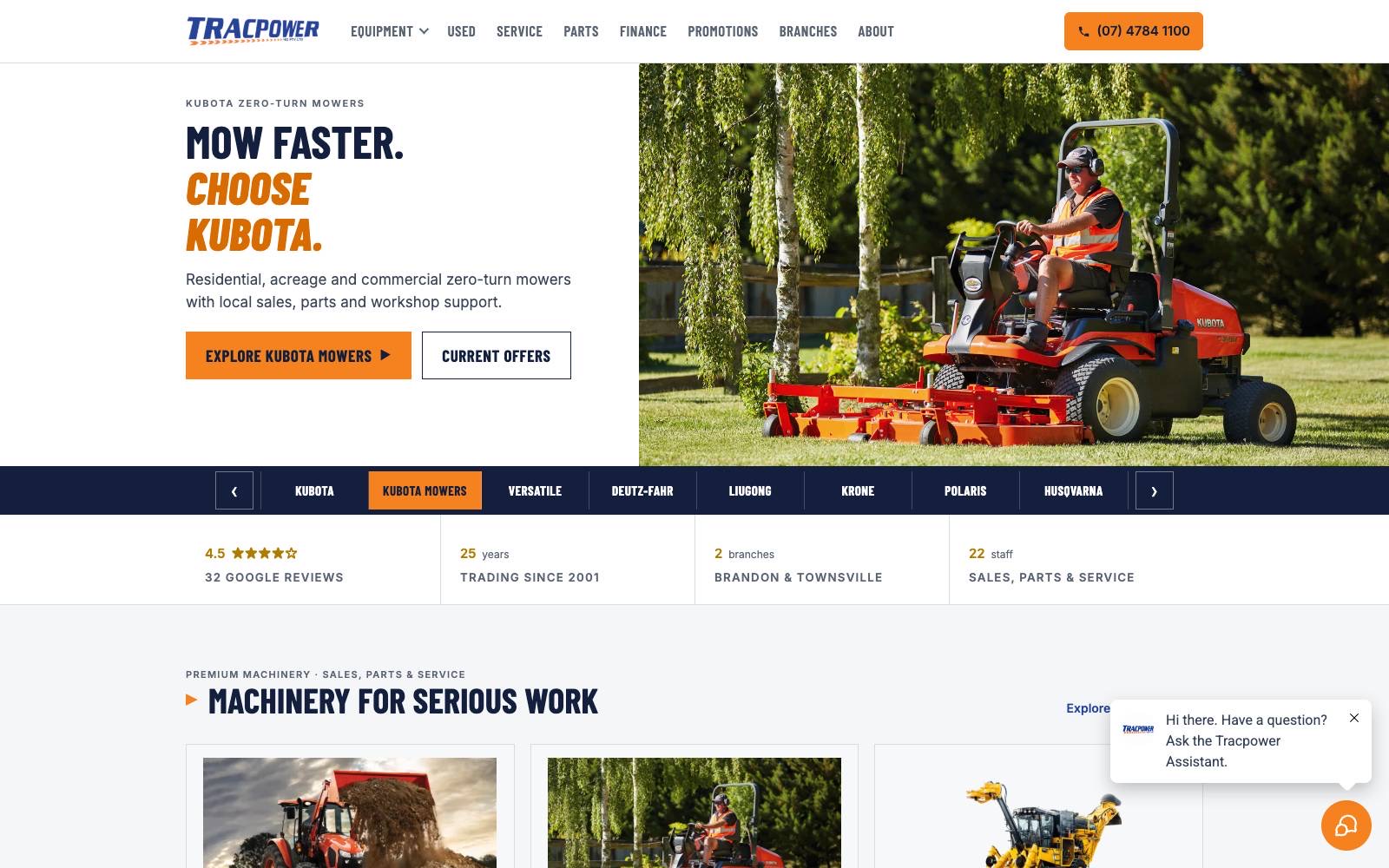 Tracpower NQ website homepage